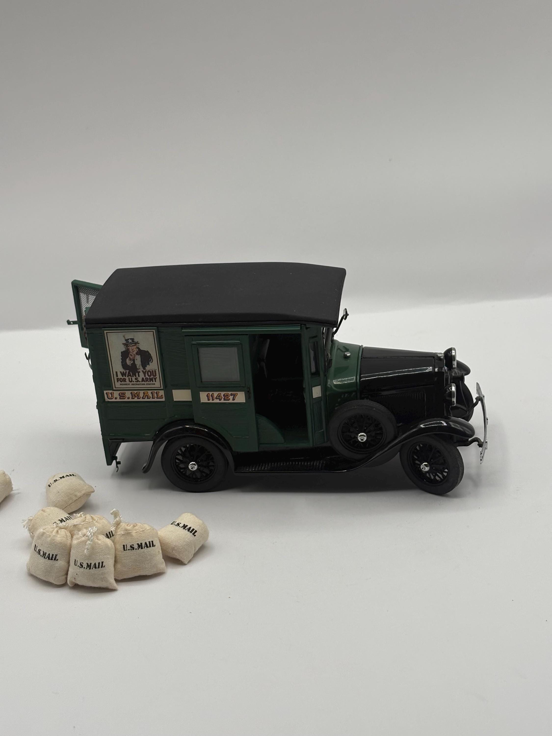 1995danbury Mint 1:24 1931 Us Mail Delivery Truck Diecast 7” L X