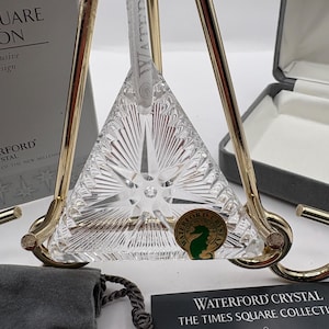 Vintage Waterford Crystal Ornament: Star of Hope, Times Square Collection