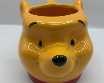 Tazza Winnie the Pooh Disney 3D con viso e testa in ceramica, tazza da caffè/vaso