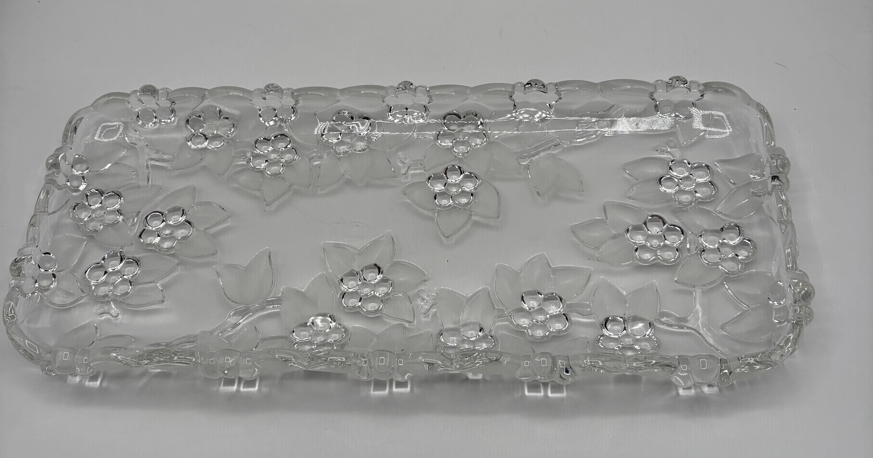 Vintage Walther Glass Mikasa Germany Carmen Pattern Clear  display picture 1