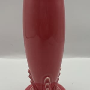 Vintage Fiesta Vase rose bud vase pink in color  6”H