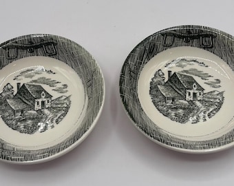 ヴィンテージ チャーチル イギリス製 ブルーウィローデザイン ボウル 2