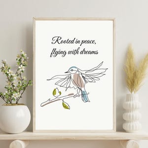 Printable Bird Wall Art,Modern Bird Wall Art & Custom Bird Wall Art Options,Bird Lovers Wall Art,Bird Photo Wall Art Style Digital Download