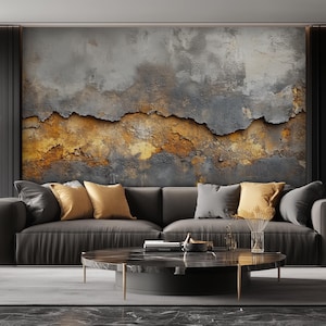 Industrial Wall Mural, Grunge Wallpaper - Peel & Stick, Commercial, Non-woven