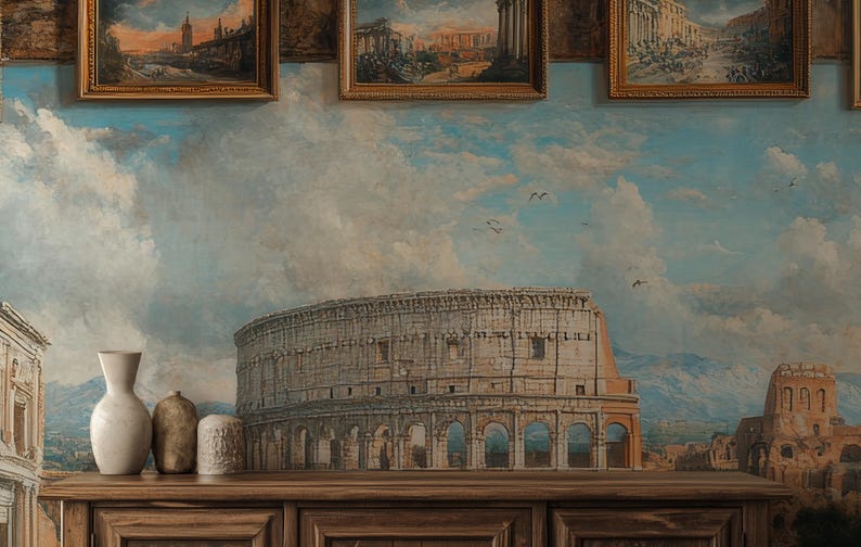 colosseum wallpaper mural