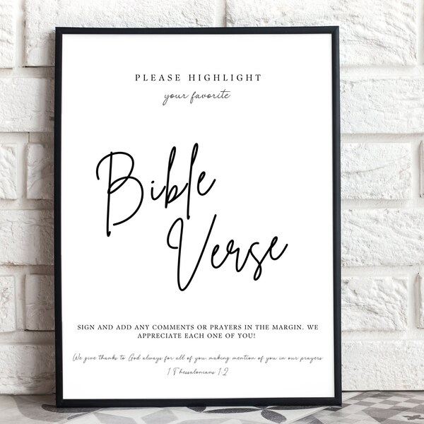 Bible Wedding Sign Etsy bible-wedding-sign-etsy