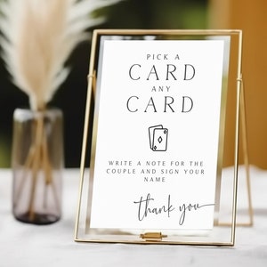Livre d'or de cartes à jouer, veuillez signer notre livre d'or, modèle de plaque de mariage, décoration de mariage, livre d'or de cartes à jouer personnalisé, unique