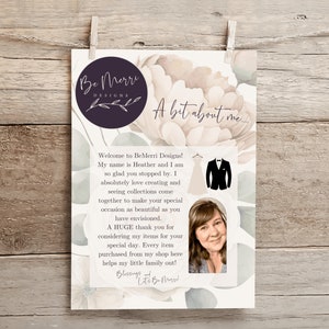 Modern Wedding Ceremony Program: DIY Printable Canva Template (3 5x8 5 Modern Wedding Ceremony Program: DIY Printable Canva Template (3 5x8 5
