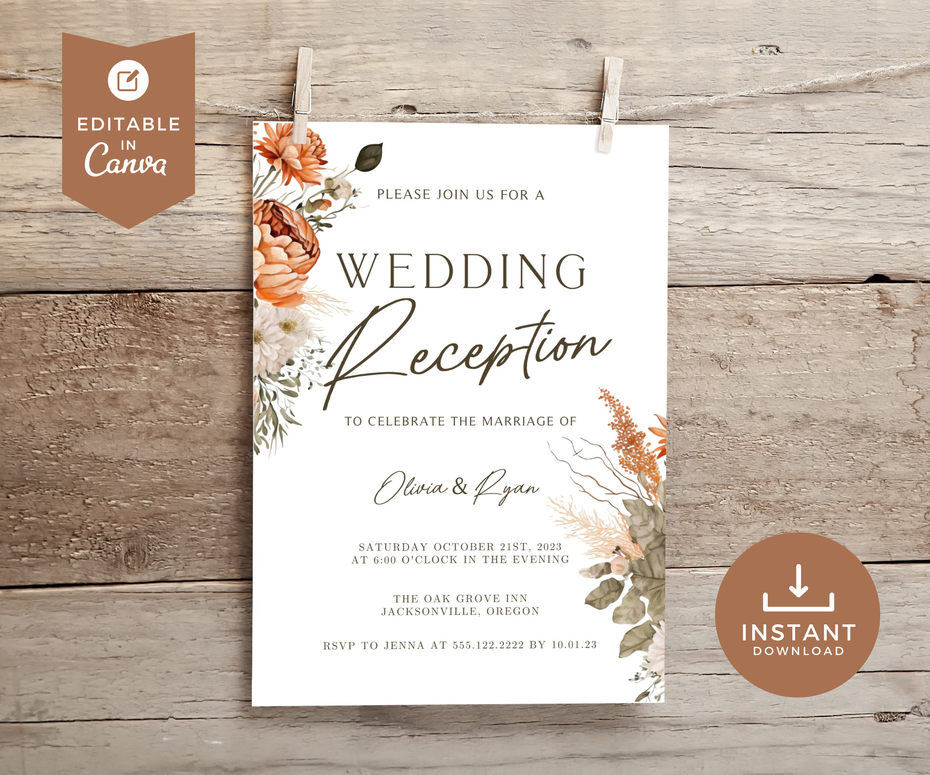 Wedding Reception Only Invitations, We Said I Do, Happily Ever After Wedding Reception Only Invitations, We Said I Do, Happily Ever After