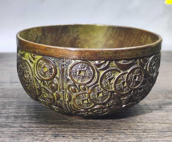 ヴィンテージボウル 器 オブジェ ブロンズ ヴィンテージボウル 器