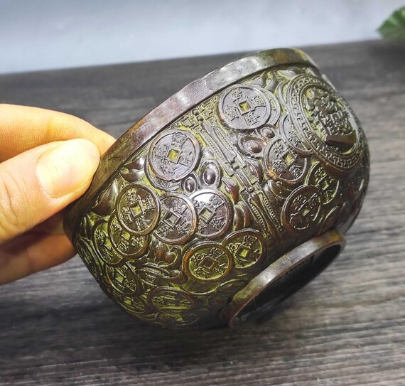 ヴィンテージボウル 器 オブジェ ブロンズ ヴィンテージボウル 器