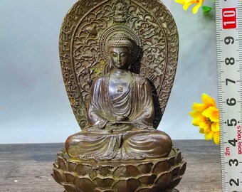 ヴィンテージブロンズ彫刻仏像 - ホームデコレーション＆風水像 - Etsy