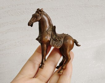 小物入れ ARTDECO vintage Horse bronze Vintage Bronze Carved Horse Statue. Home Decoration & Feng Shui
