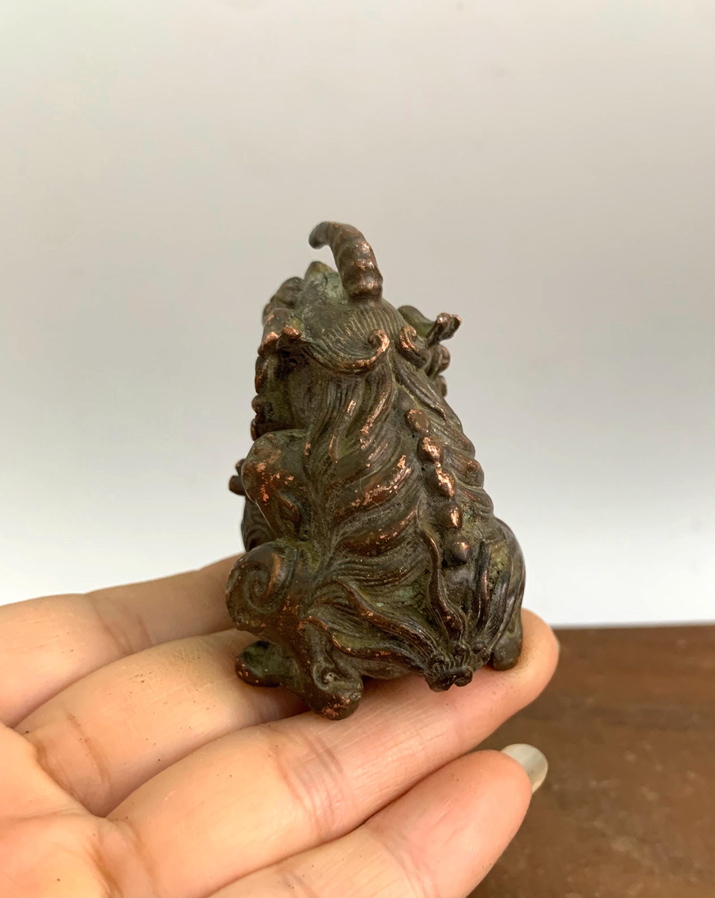 ブロンズ彫刻のユニコーン像 - ホームデコレーション - Etsy 日本