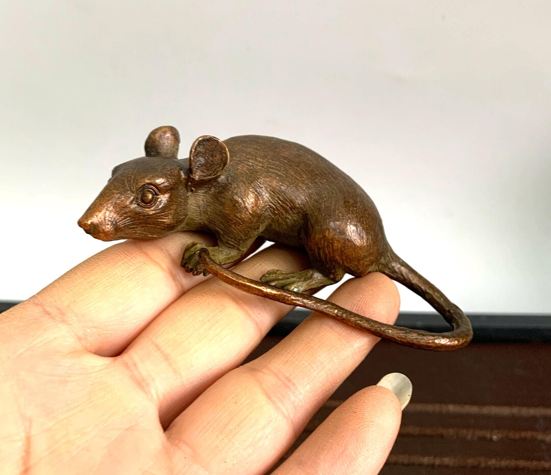 ブロンズ製　ネズミの彫刻 豊穣の象徴　財運　富　繁栄 il_1080xN.6732238706_31b6.jpg