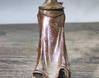 Vintage Bronze Mazu Statue: Chinese Taoist Feng Shui Decor - Etsy