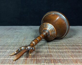 ヴィンテージ真鍮製道教の悪魔祓いの鐘：手彫りの儀式用鐘 - Etsy 日本