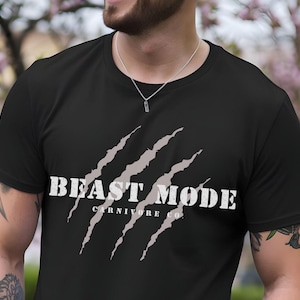Carnivore T-shirt, Beast Mode, Comfort Colors, Carnivore Lifestyle, Carnivore Diet, Mens T-shirt, Womens T-shirt, Meat Lover, Steak Lover!