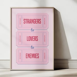 Renee Rapp Strangers to Lovers to Enemies In the Kitchen Songtexte Digitales Poster Druck