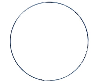 14" DIY Lampshade Ring: Galvanized Steel Bottom Wire, Custom Home Decor