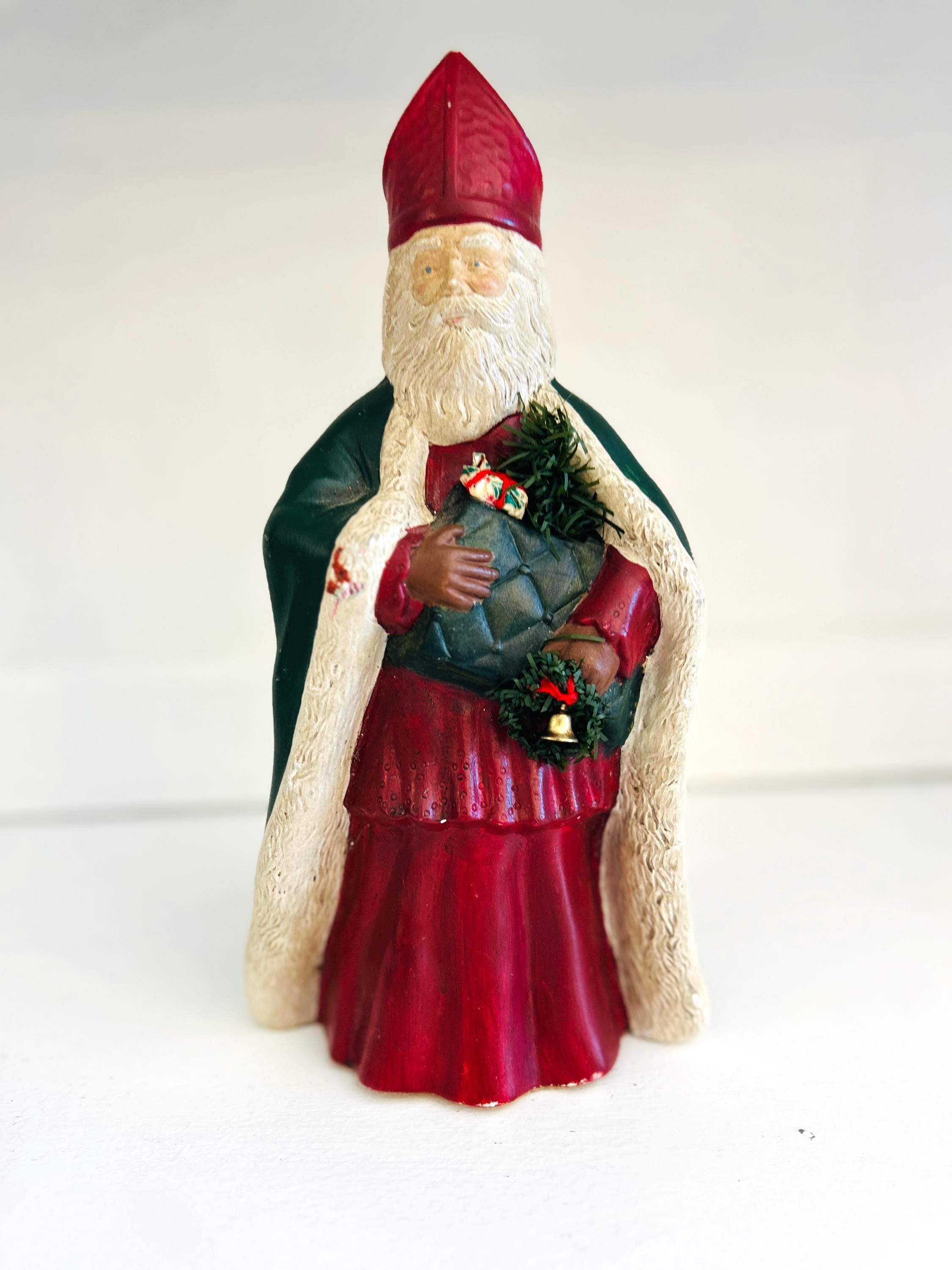 セントニコラウス　クリスマス　ビスクドール　ヴィンテージ　フィギュリン　人形 セントニコラウス クリスマス ビスクドール ヴィンテージ フィギュリン