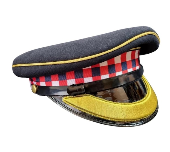 WWI British Army Style Forage Cap – Handmade Replica Peaked Hat