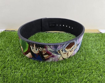 Anime-inspirierter individueller Lederheber Gürtel – Kraftdrei- und Gewichtheben