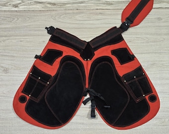 Handmade Suede Farrier Chaps – Adjustable Blacksmith Apron