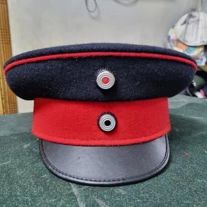 WW1 German Army M1910 Officer Visor Cap Replica