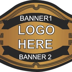 Custom Engraved Championship Wrestling Belt: Personalized Fantasy League Trophy