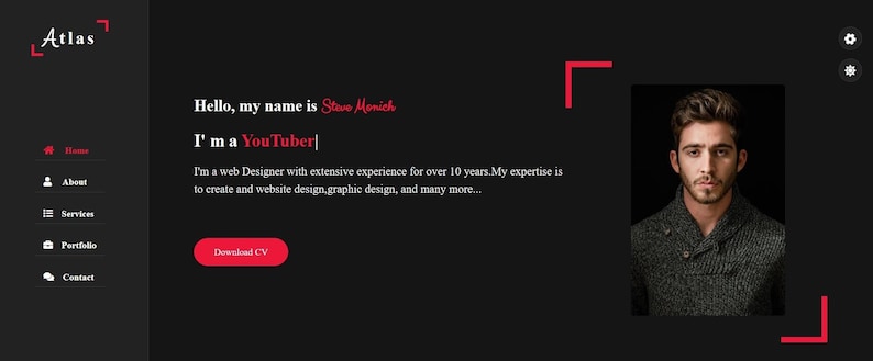 Modern Portfolio Template for Creatives | Fully Customisable ...