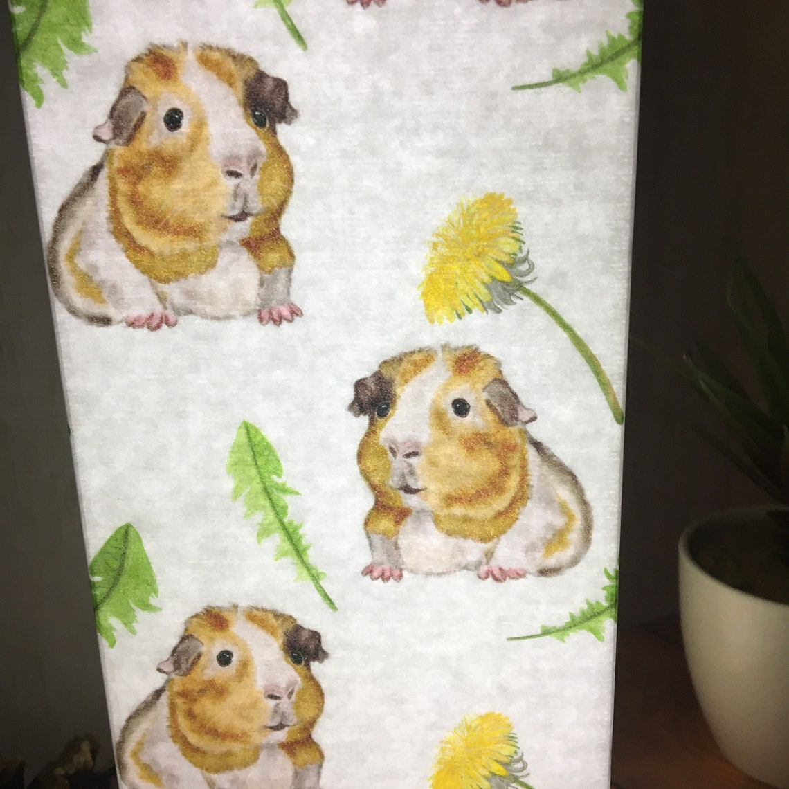 Guinea Pig Lamp Art Light Cute Accent Lamp Luminary USB Etsy