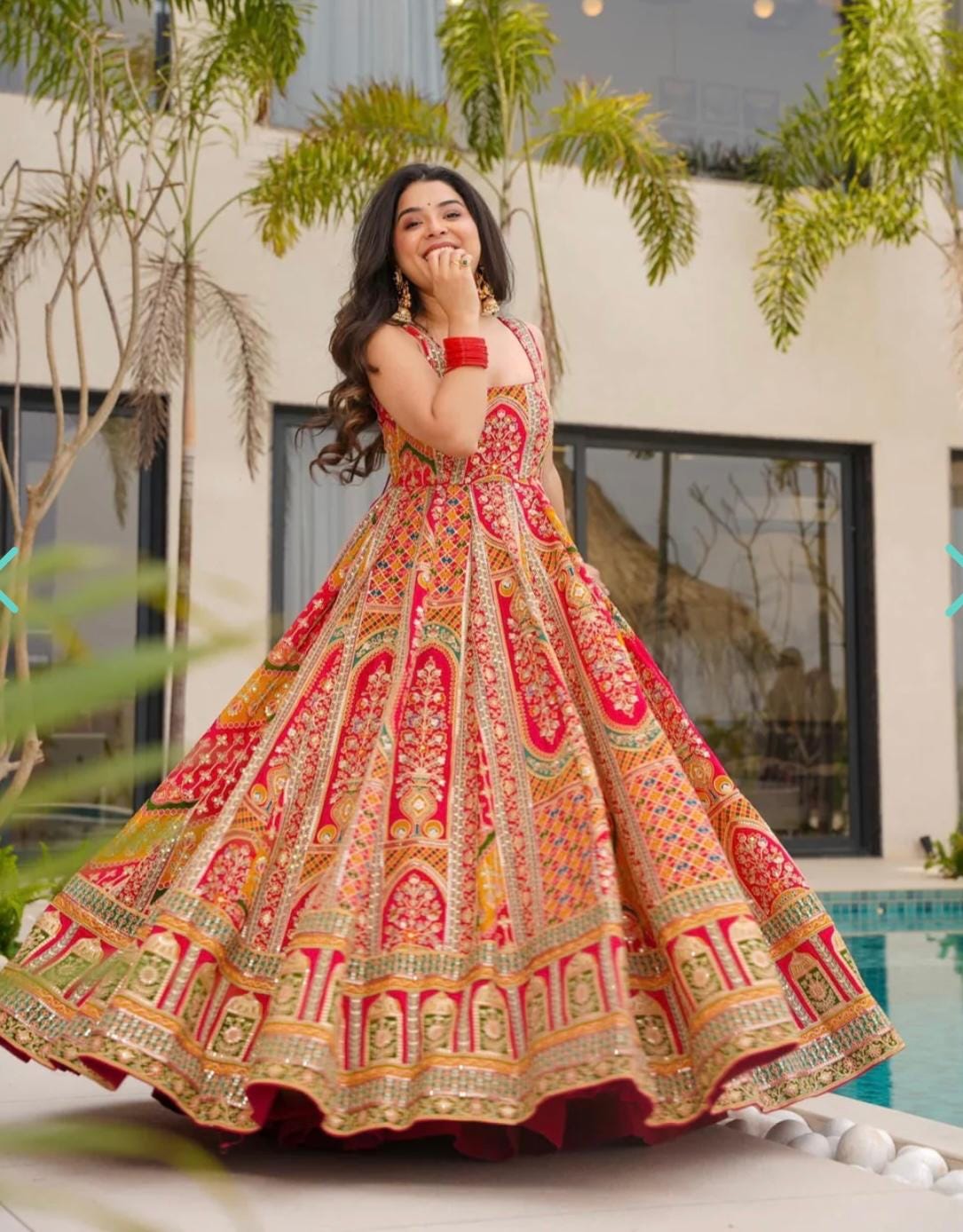 Mehndi Dress Bride