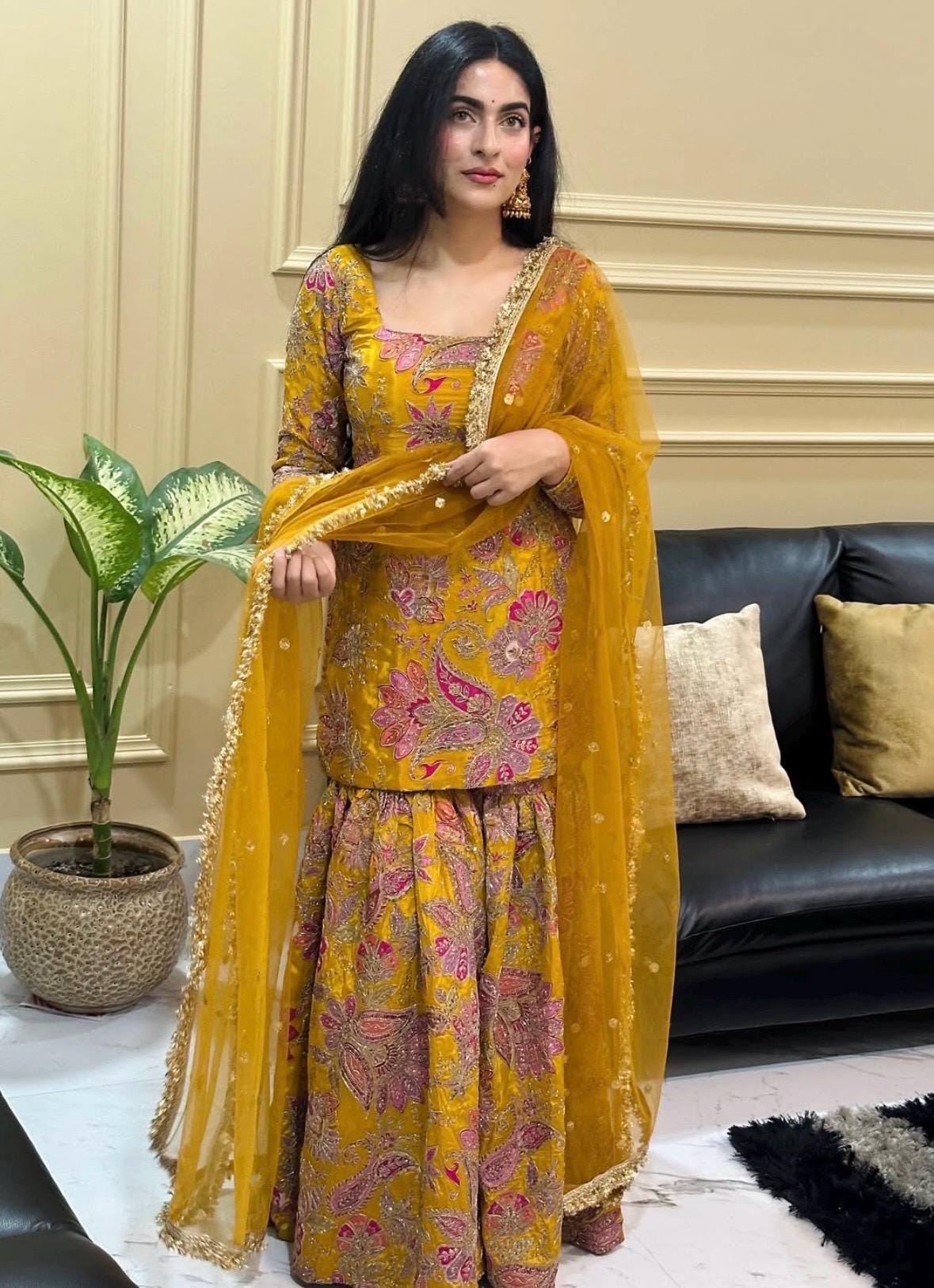 haldi ceremony dress design Dress Design For Haldi Ceremony Haldi Mom And Daughter Matching Label
