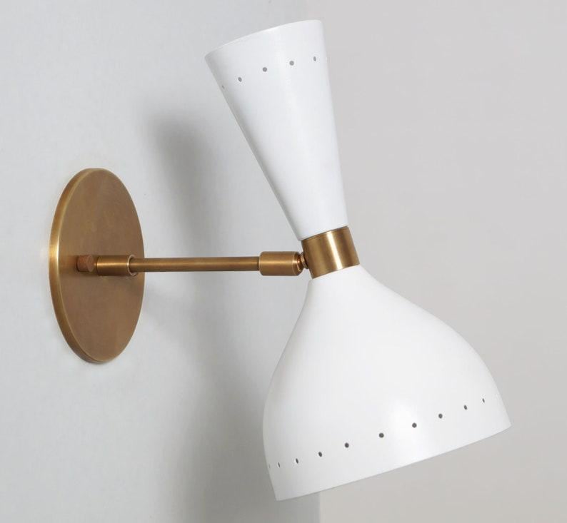 Italian Style Wall Sconce Brass Sputnik Two Light  Beside Wall Mount Lamp Vanity Lamp Bathroom Lamp Lights Fixture