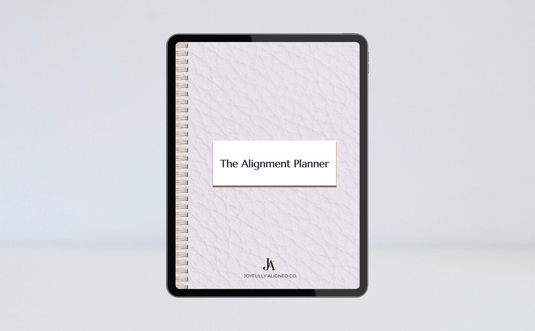 The Alignment Planner | Faith-based Digital Planner | Undated ...