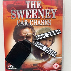 The Sweeney Ford Consul 3000 GT (Granada) Number Plate Key Tags - Free Postage