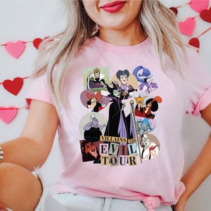 Villains The Evil Tour shirt Disney Villains shirt Disney Witches Shirt Evil Villains Tee The Evil Tour Shirt Maleficent shirt spooky season