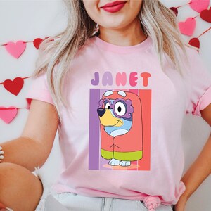 Cute Grannies Shirt Blue dog Grannies Shirt Blue Dog shirts funny shirts gift for grannies shirt Cute Blue dog Janet shirt Blue Grannies tee