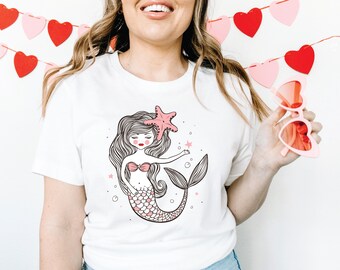 The Little Mermaid Shirt Disney T-shirt Women's Little Mermaid Ariel Shirt Ariel Mermaid Shirt Disney Ariel Shirt cute disney princess tee