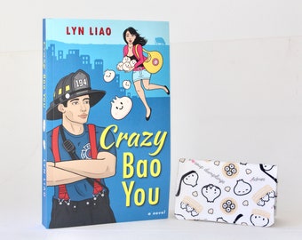 Signed Copy of Crazy Bao You by Lyn Liao with a Bao Cardholder - Rom-Com, Romantic Comedy, Romance Novel, Autographed Books