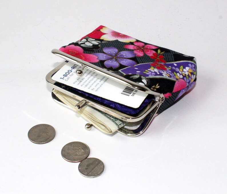 2 Compartment Coin Purse. Two Compartment Coin Purse. Double Etsy