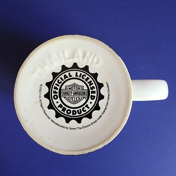 Harley Davidson Coffee Mug 12 Oz Cup 3D Logo Inside Bottom of Mug 2002  Vintage - Etsy Israel