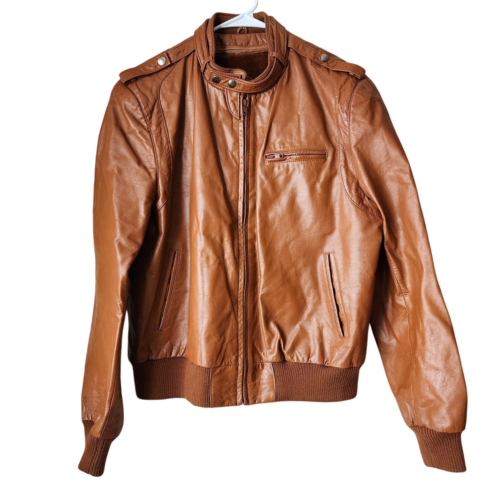 60S-70S VINTAGE Martin Bernard レザージャケット Berman's Leather Jacket - Etsy