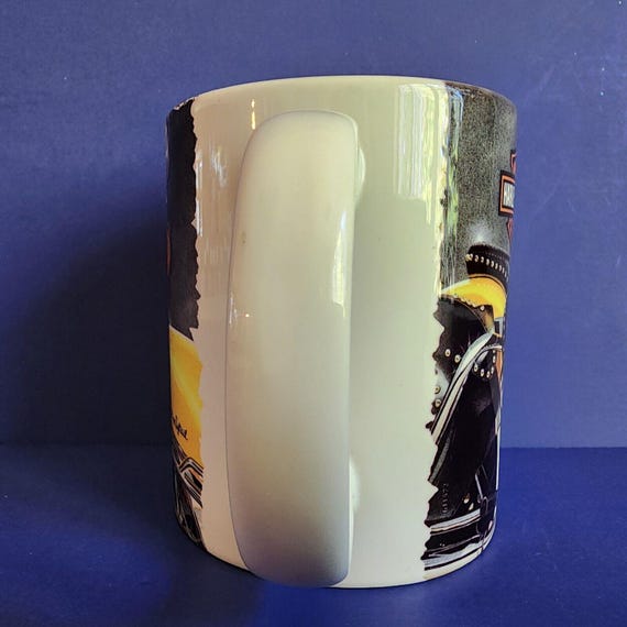 american gothic parody coffee mug Donald Trump Psychedelic Hair Milton Glaser Parody Mug