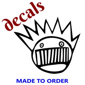 Decals Ween Boognish Choose Size, Color