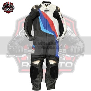 Racing Motorcycle Leather Suit for Men | Custom MotoGP Style Leather Suit CE Armor | Handmade | Motorbike Leather Suit | RJ Moto Leather