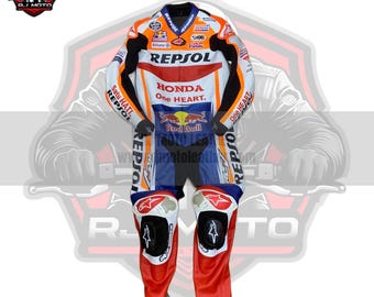 Inspired Honda X Redbull Racing Suit | Custom Motorbike Racing Suit - Biker Gifts