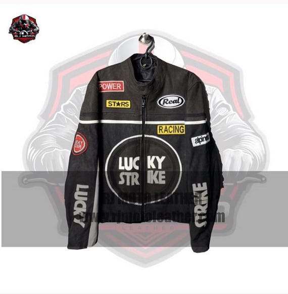 c*b様 LUCKY STRIKEヴィンテージレーシングレザージャケット革サイズ 激レア商品】LUCKY STRIKE ヴィンテージレザージャケットが入荷しま バイクウェア・装備