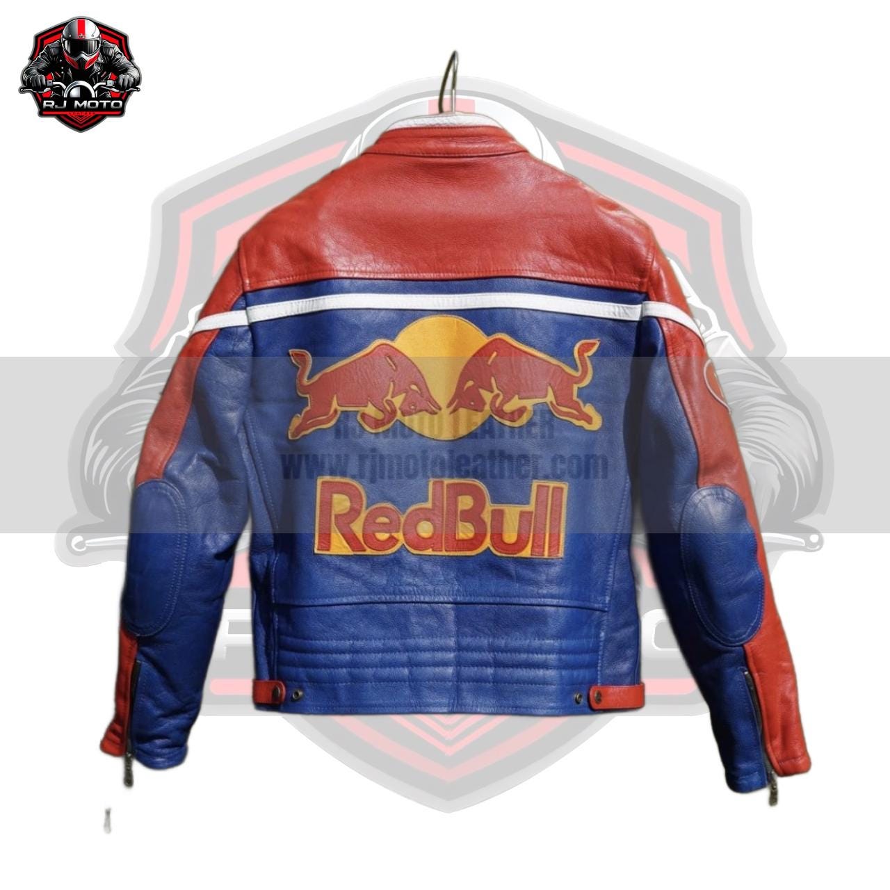 Red Bull Ducati ジャケット　古着　激レア Handmade Redbull Racing Leather Motorcycle Jacket – Custom F1